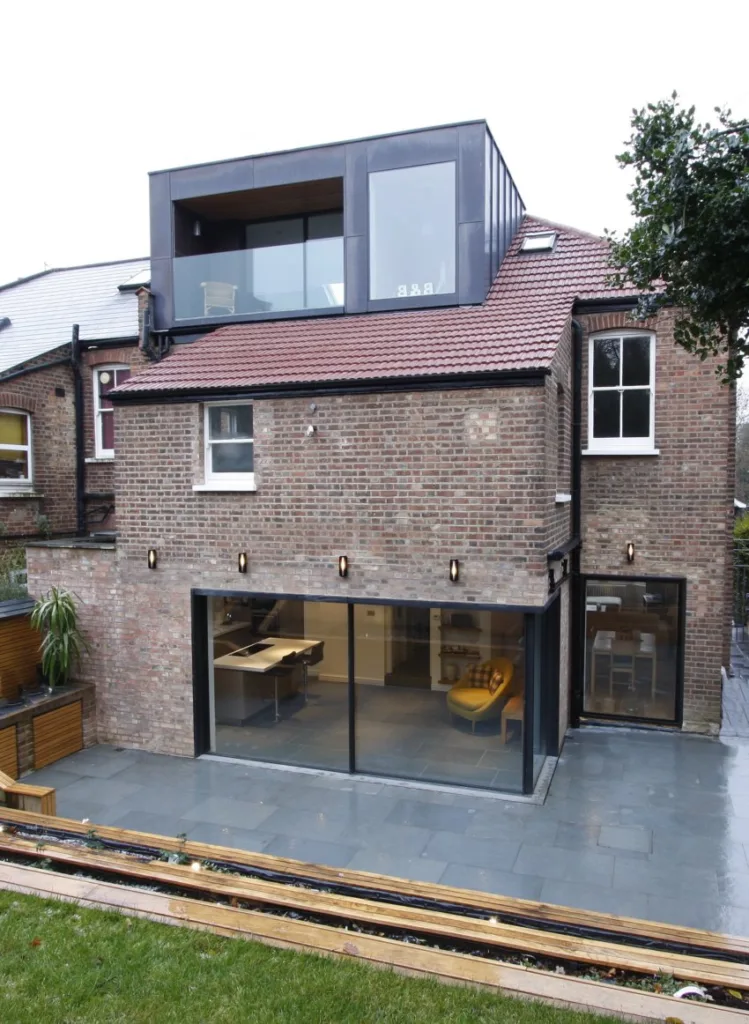 A loft conversion and rear extension